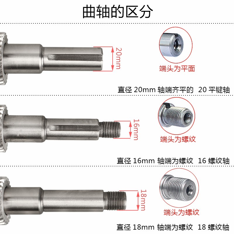 汽油机自吸水泵配件铸铁叶轮2寸3寸4寸平键螺纹高低16 18自吸水泵 - 图2