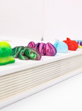 跨境迷你小动物摆件可爱3D打印伴手礼儿童礼物礼品手办玩具模型