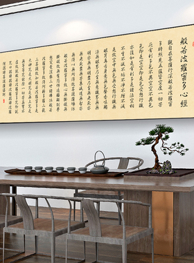 般若波罗蜜多心经挂画