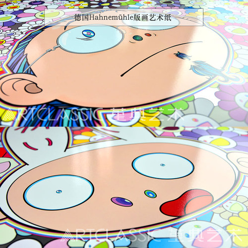 AOCA日本版画村上隆挂画二次元动漫卡通装饰画艺术画 Kaikai Kiki - 图3