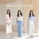 ເສື້ອຢືດ chiffon ແບບຢືນຄໍຂອງ Qiushui Yiren