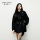 Qiushui Yiren sheep wool elegant lapel woolen coat