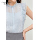 Qiushui Yiren Sleeveless Lace ອອກແບບທາງເທິງ