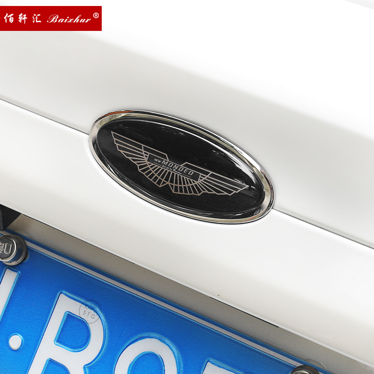 专用于福特13-20新蒙迪欧改装金属贴标蒙迪欧方向盘标前后车标贴-图2