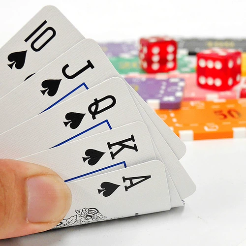 Карты Little Bee Poker Cards Соединенные Штаты Импортируемые черные ядра оптовой баккара в Техасе высококлассные конкурентные карты 92 карты 92