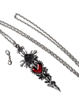 Alchemy P975 Cross of the Dark Kiss黑吻十字架暗黑哥特项链