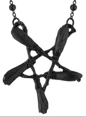 东欧神秘Broompentagram项链