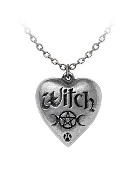 Alchemy WITCH P996 女巫之心 暗黑朋克风可反转心形项链