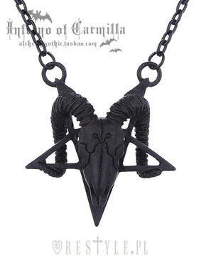 东欧哥特restyleram五芒星项链