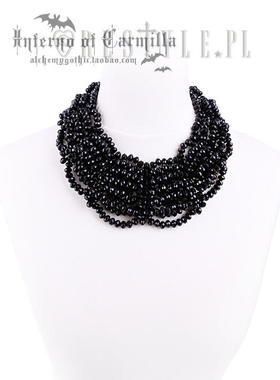 RESTYLE暗黑哥特串珠颈链