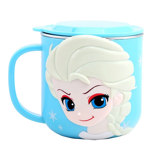 Disney Children's Water Cup Главная чашка нержавеющая сталь чашка детская молочная чашка напитки с водяной чашкой с масштабными мальчиками