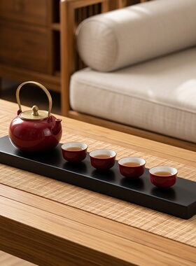 雅典丽新中式茶室陶瓷摆件