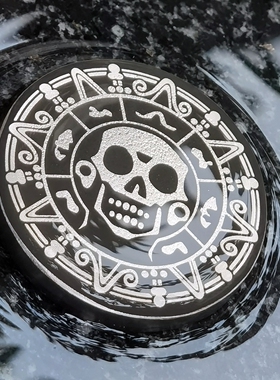 加勒比海盗骷髅币钛合金决策币