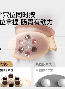 PGG揉腹仪W2砭石艾灸腹部按摩器