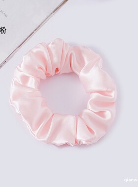 包邮头绳女网红ins头花韩国发饰简约真丝大肠发圈发绳皮筋扎头发
