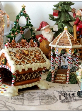 姜饼书房摆件外贸陶瓷圣诞节