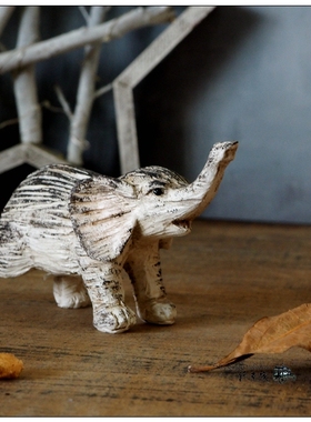 仿木刻书房摆件外贸树脂做旧