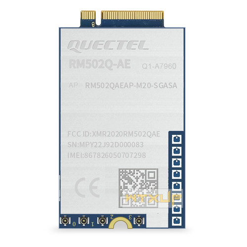 移远RM502Q-AE 5G全网通模组 5G Sub-6GHz 工业级模块 支持GNSS - 图0