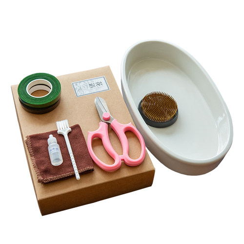 小原流花器插花工具套装插花初学日式花艺剑山插花器花道插花材料 - 图3