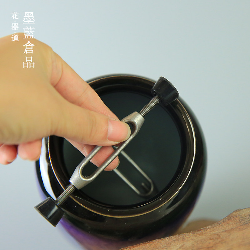 撒小原流花道器皿投入瓶插花器中华花艺花瓶插花固定神器网格工具,淘宝优惠券,粉丝福利购,淘宝优惠卷