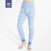 Thiếu niên quần mùa thu quần cotton phần mỏng học sinh trung học quần legging cotton bó sát quần ấm quần nam đơn - Quần nóng lên Quần nóng lên