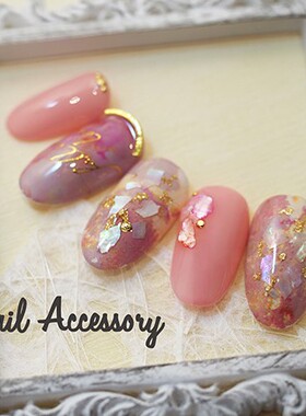 现货 日本Nail Accessory美甲转印纸 TAT大理石纹晕染风转印纸ins