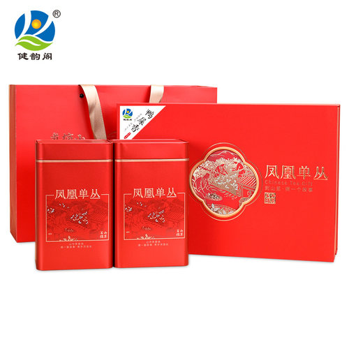 凤凰单枞茶 潮州凤凰单丛茶 单枞茶叶 花香型 鸭屎香 礼盒装500g - 图0