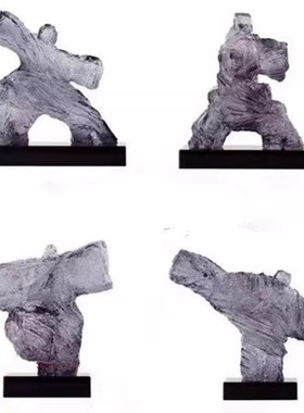 太极人物雕塑新中式家居装饰品客厅玄关售楼处复古美陈艺术品摆件