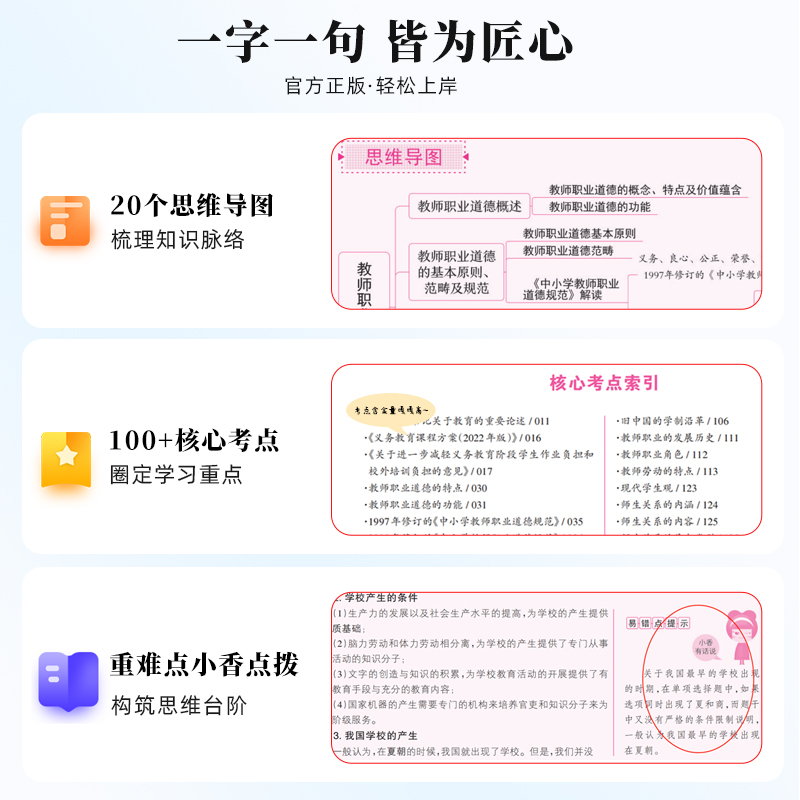 山香2023年河南省特岗教师招聘考试专用教材教育理论基础历年真题解析及押题试卷 中小学教师考入编制招教考试用书教育学心理学 - 图1