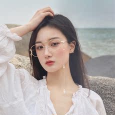 Очки цепи ［artk]天然淡水珍珠挂脖轻奢复古款眼镜链眼镜绳不褪色