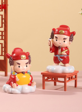 魁星点斗小摆件创意神仙公仔