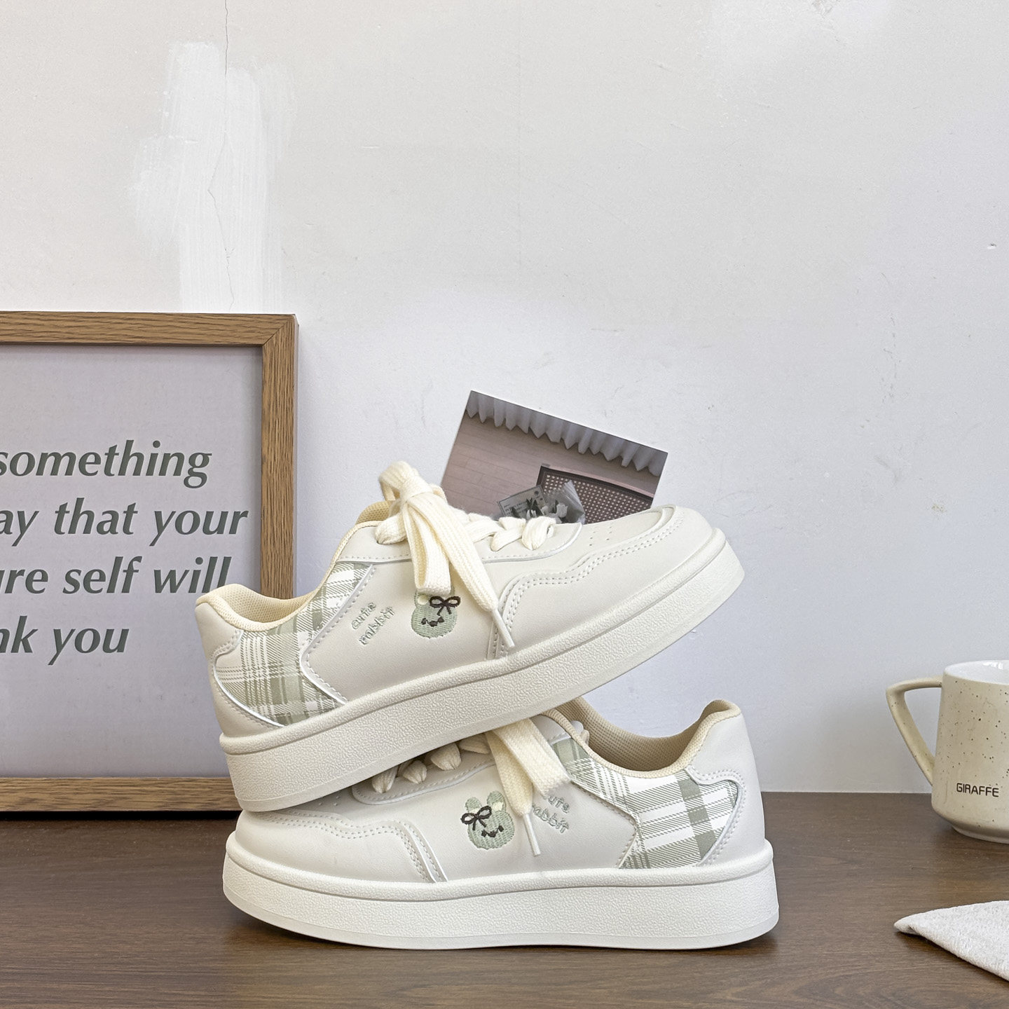 休闲百搭板鞋女2026春季原创新款韩版厚底小香风学生小白鞋子,淘宝优惠券,粉丝福利购,淘宝优惠卷