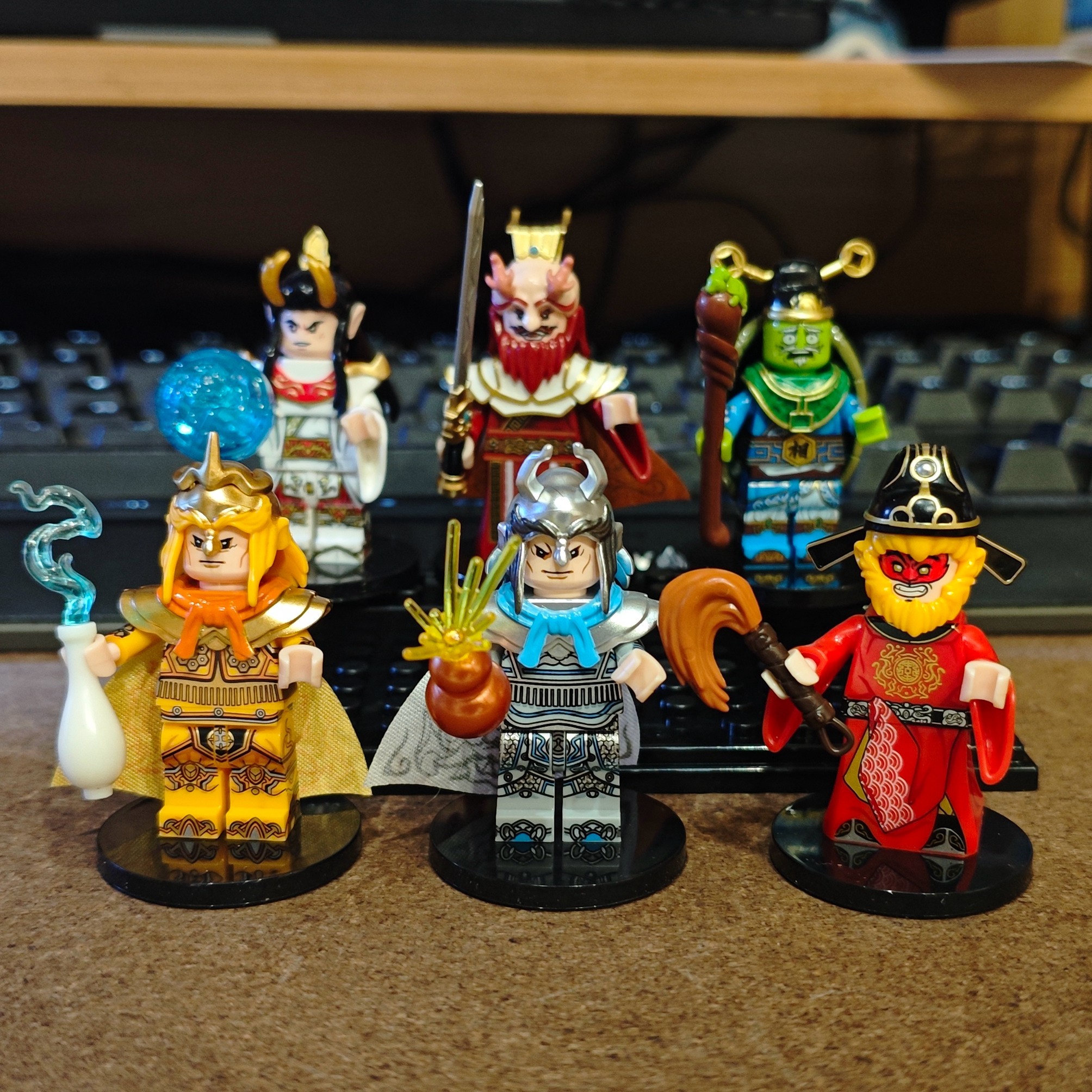 迪库积木小颗粒激斗西游记第二季人仔孙悟空杨戬太上老君哪吒玩具 - 图0