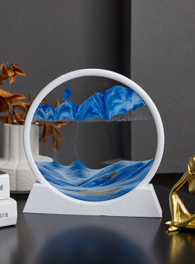 3D解压流沙画摆件创意立体山水画艺术客厅摆件男女高档生日礼物