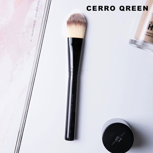 CQ Foundation Brush Brush Foundation Crash Slim Fiber без масляного всасывающего масла и равномерно сделать макияж