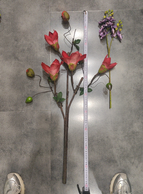 高档保湿手感仿真木棉花干花假花家居装饰插花客厅样板房装饰花