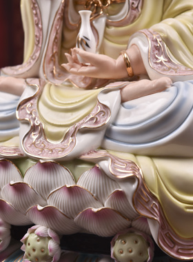 【感恩结缘优惠】观音菩萨佛像家里供奉摆件家用家居桌面客厅装饰