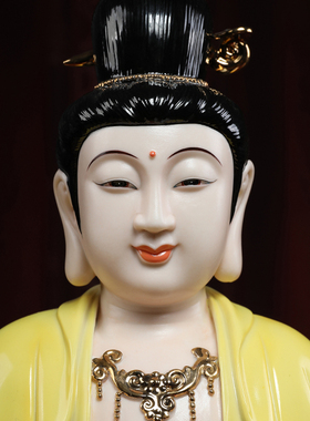 【感恩结缘优惠】《万花老母娘娘黄衣彩》神像供奉家用家居饰品