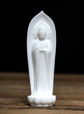 戴玉堂陶瓷观世音佛像阿弥陀佛随身佛摆件小佛像观音菩萨林弋新作