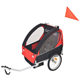 Bicycle rear trailer with baby stroller
