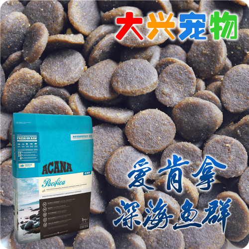 分装试吃●加拿大 Acana爱肯拿 无谷 鸡肉/海洋鱼 全猫粮 1磅 - 图1