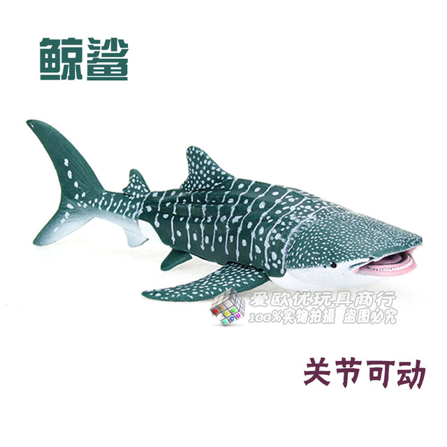 Children's toy octopus and whale shark model with movable joints