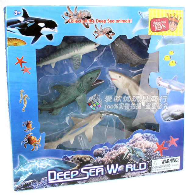 Shark toy sea life model megamouth shark octopus