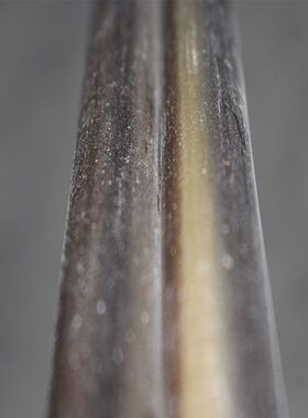 仿黑牛角仿羊角圆棒材料手工雕刻DIY吊坠配件刀柄黑牦牛角加工料