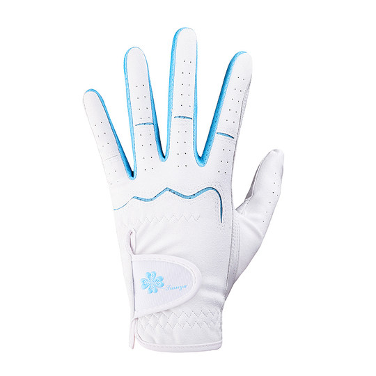 Guantes de golf de piel de oveja para mujer.