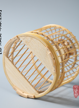 手工打磨爬虫小型圆形笼老玉竹