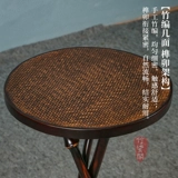 竹柒阁 Античная бамбуковая мебель для цветочного стола Новый китайский стиль в стиле стойки для хранения стойки балкон-дисплей напольная стойка цветочного горшка.