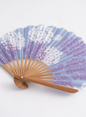 KAMAWANU折扇棉刺绣日式日式