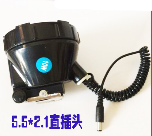 鸿顺4伏10W灯头LED钓鱼灯夜钓灯蓝光黄白光5V伏USB插头可用充电宝 - 图2