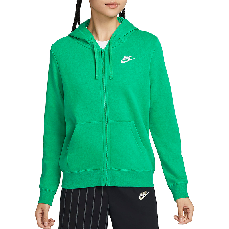 Nike/耐克正品 Sportswear 女士针织连帽薄绒外套DQ5472-324 - 图3